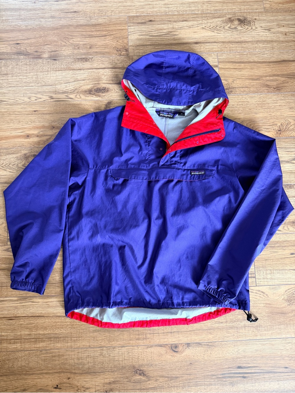 Vintage 90’s Patagonia (Men M/Women L) Purple Gorpcore Anorak Pullover Jacket